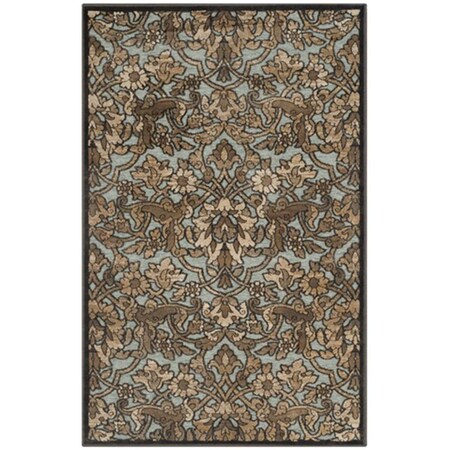 Safavieh Paradise Power Loomed Small Rectangle Rug- Soft Anthracite - Anthracite- 3 Ft. 3 In. X 5 Ft. 7 In. PAR141-3370-3